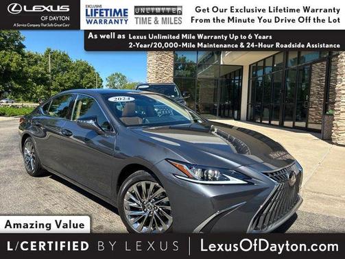 Cloudburst Gray 2024 Lexus ES 350 Luxury