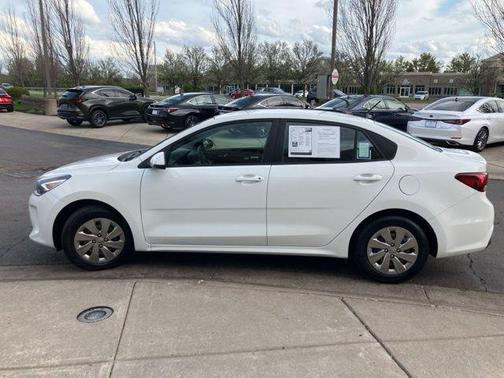 Clear White 2018 Kia Rio S