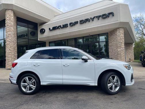 Glacier White 2022 Audi Q3 45 S line Premium Plus