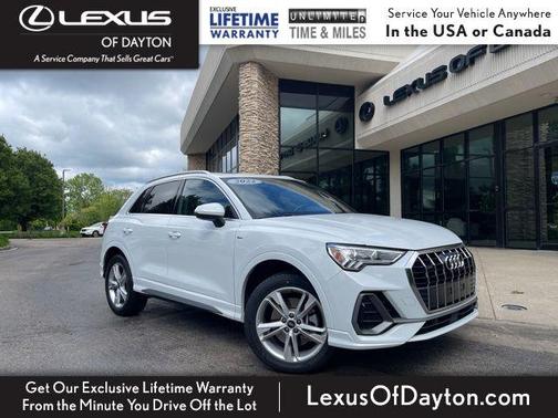 Glacier White 2022 Audi Q3 45 S line Premium Plus