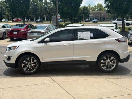 White Platinum 2016 Ford Edge Titanium