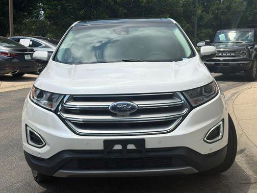 White Platinum 2016 Ford Edge Titanium