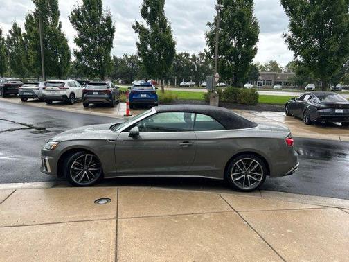 Chronos Gray Metallic/Black Roof 2024 Audi A5 45 S line Premium Plus