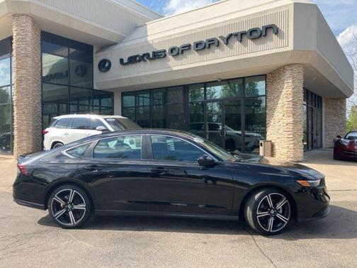 Crystal Black Pearl 2023 Honda Accord Hybrid Sport