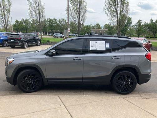 Satin Steel Metallic 2021 GMC Terrain SLT