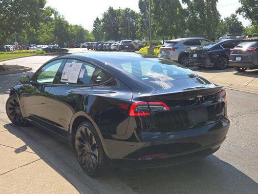 Solid Black 2023 Tesla Model 3 Performance