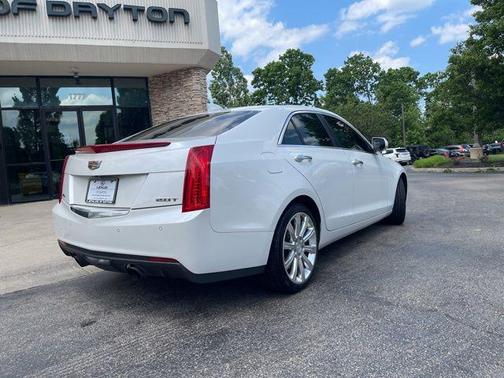 Crystal White Tricoat 2015 Cadillac ATS 2.0L Turbo Luxury