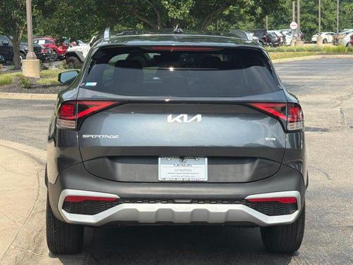 Gravity Gray 2025 Kia Sportage Hybrid EX