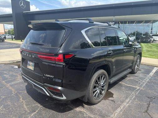Black 2024 Lexus LX 600 F SPORT
