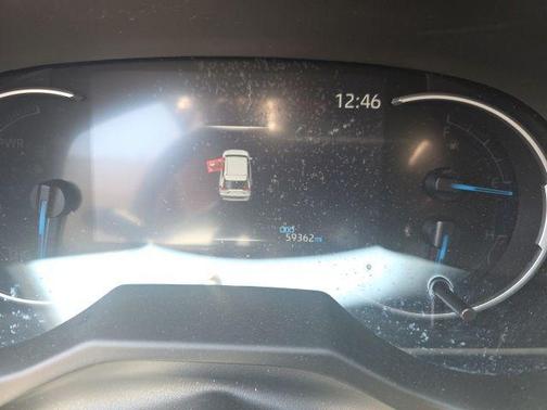Blue Print/Midnight Black Metallic 2021 Toyota RAV4 Hybrid SE