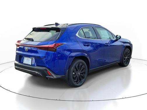 Ultrasonic Blue Mica 2.0 w/Obsidian Roof 2026 Lexus UX 300h F SPORT Design