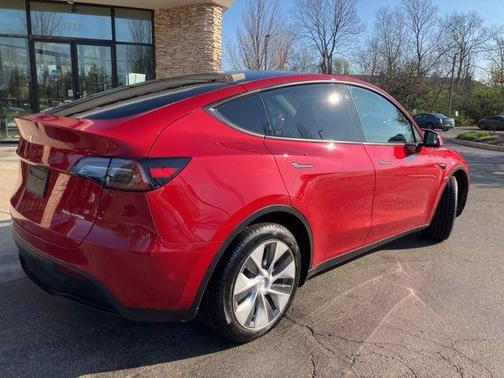 Red Multi-Coat 2023 Tesla Model Y Long Range Dual Motor All-Wheel Drive