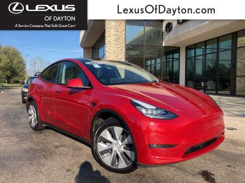 Red Multi-Coat 2023 Tesla Model Y Long Range Dual Motor All-Wheel Drive