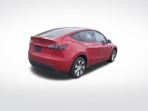 Red Multi-Coat 2023 Tesla Model Y Long Range Dual Motor All-Wheel Drive