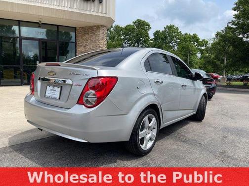 Silver Ice Metallic 2015 Chevrolet Sonic LTZ