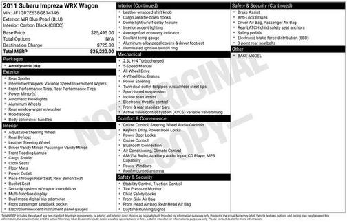 2011 Subaru Impreza WRX