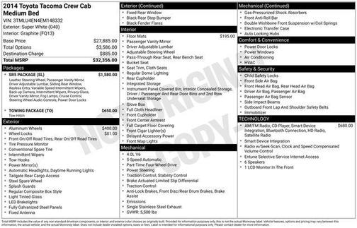 2014 Toyota Tacoma Base