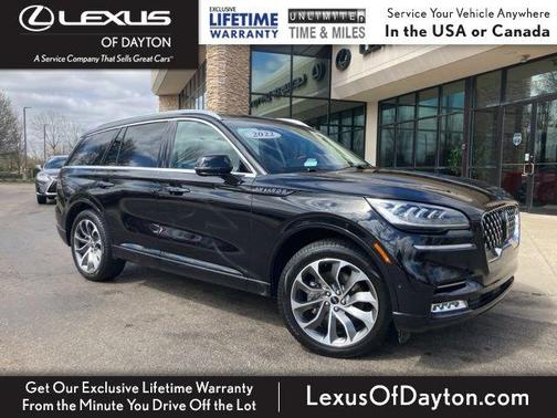 Infinite Black Metallic Clearcoat 2022 Lincoln Aviator Grand Touring AWD