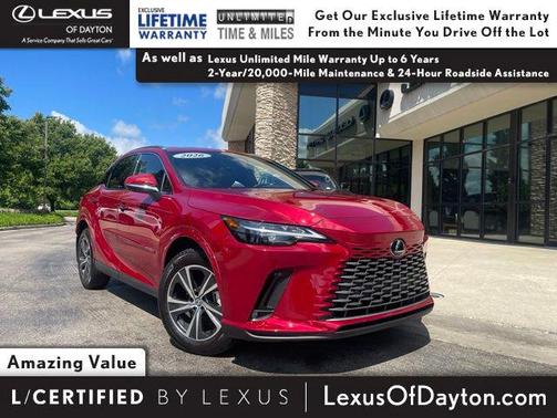 Matador Red Mica 2026 Lexus RX 350 Premium