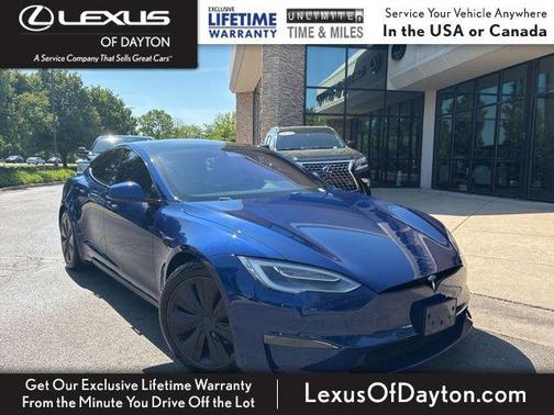 Deep Blue Metallic 2022 Tesla Model S Plaid