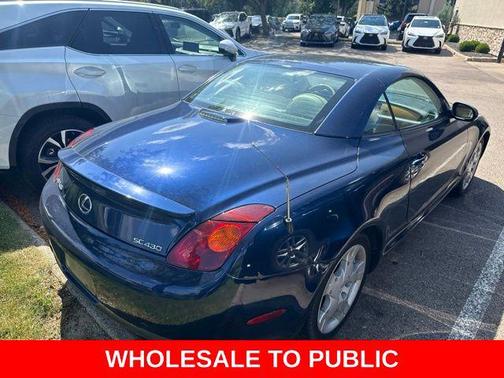 Indigo Ink Pearl 2002 Lexus SC 430 Base