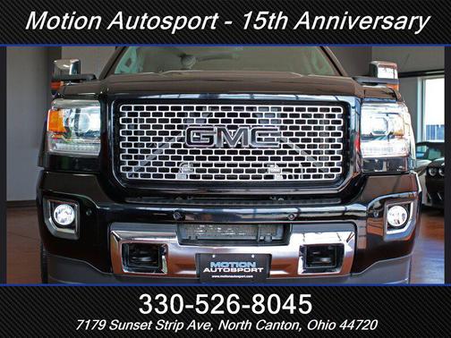 Onyx Black 2016 GMC Sierra 3500 Denali