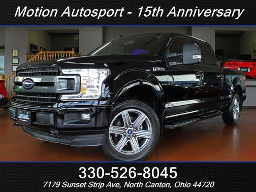 Shadow Black 2018 Ford F-150 XLT