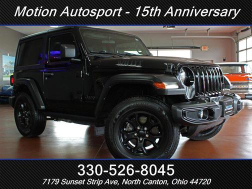 Black Clear Coat 2022 Jeep Wrangler Sport S