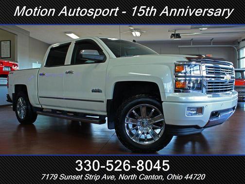 White Diamond Tricoat 2014 Chevrolet Silverado 1500 High Country
