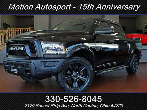 Diamond Black Crystal Pearl Coat 2021 RAM 1500 Classic Warlock
