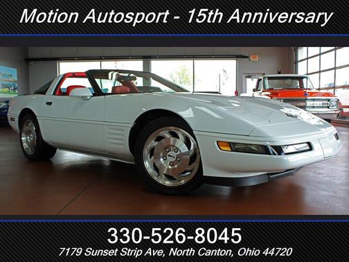 White 1993 Chevrolet Corvette Base