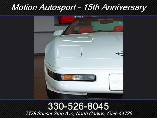 White 1993 Chevrolet Corvette Base