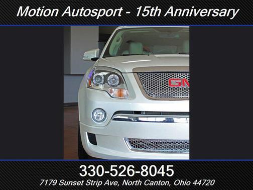 White Diamond Tricoat 2012 GMC Acadia Denali