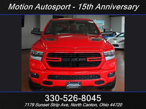 Red 2019 RAM 1500 Sport