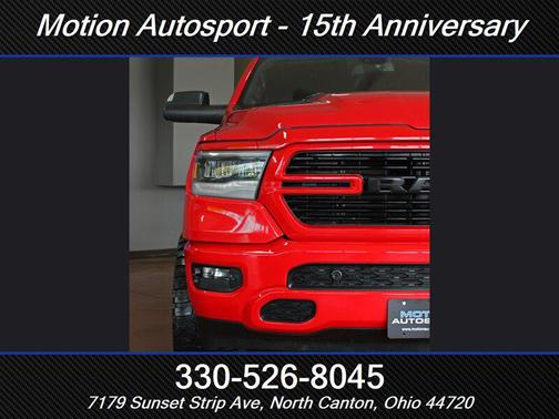 Red 2019 RAM 1500 Sport