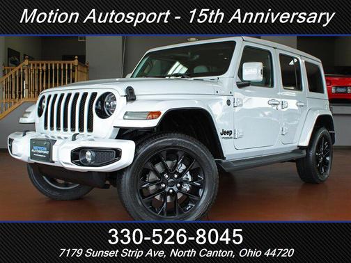 Bright White Clear Coat 2021 Jeep Wrangler Unlimited Sahara