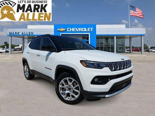 Bright White Clearcoat 2025 Jeep Compass Limited