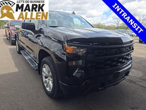 Black 2023 Chevrolet Silverado 1500 Custom