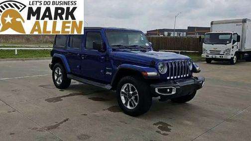 Ocean Blue Metallic Clearcoat 2018 Jeep Wrangler Unlimited Sahara