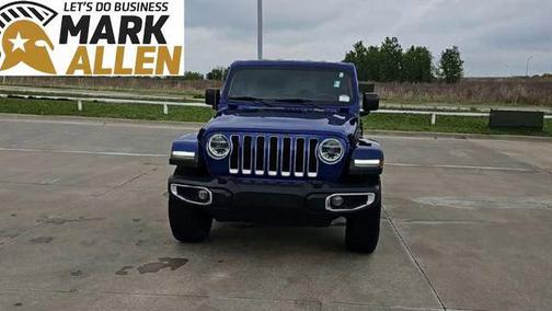 Ocean Blue Metallic Clearcoat 2018 Jeep Wrangler Unlimited Sahara
