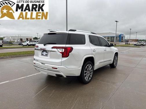 White Frost Tricoat 2022 GMC Acadia Denali