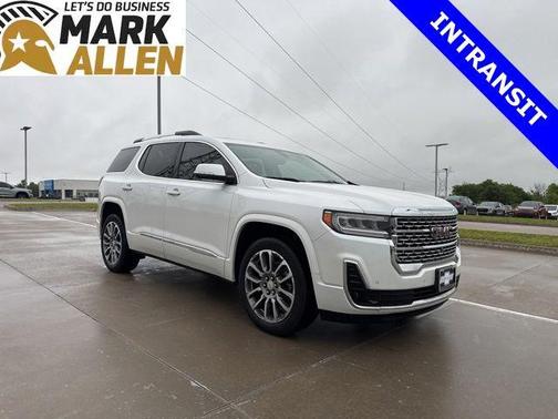 White Frost Tricoat 2022 GMC Acadia Denali