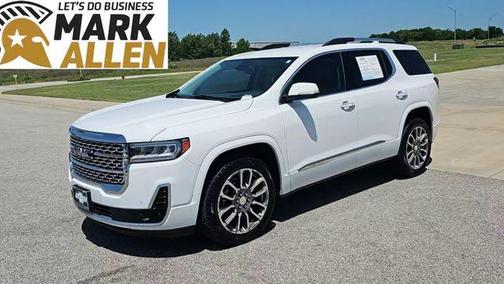 Summit White 2023 GMC Acadia Denali
