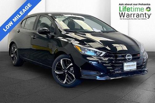 Black 2025 Nissan Versa 1.6 SR