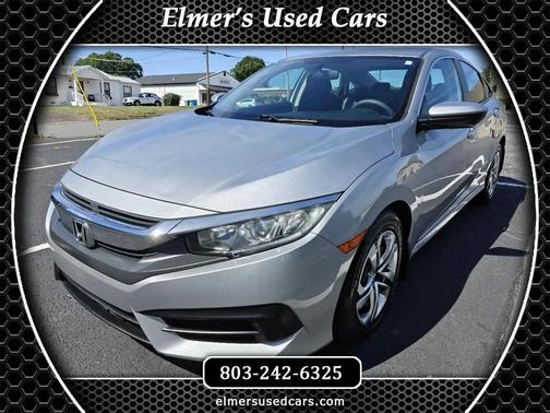 Lunar Silver Metallic 2017 Honda Civic LX
