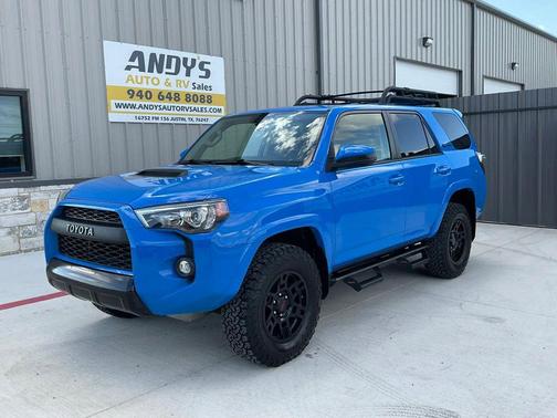 Blue 2019 Toyota 4Runner TRD Pro