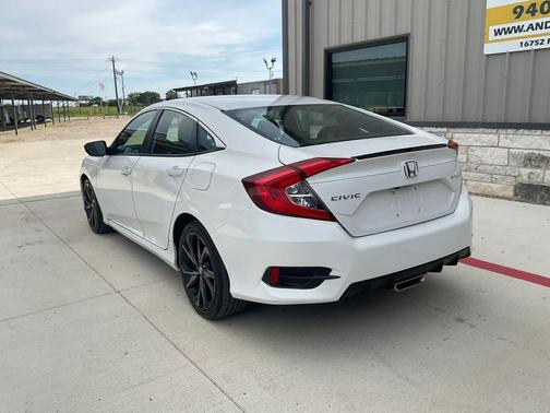 White 2020 Honda Civic Sport