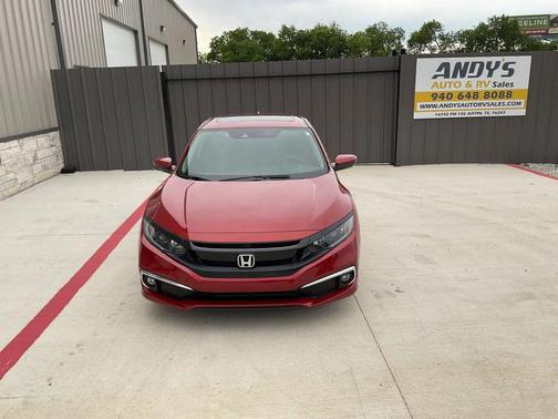 Red 2020 Honda Civic EX
