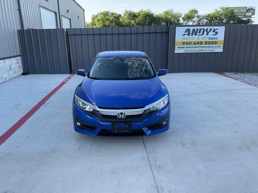 Blue 2018 Honda Civic EX-L