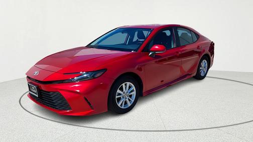 Supersonic Red 2025 Toyota Camry LE